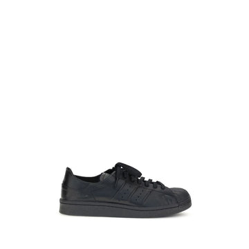 Black Calf Leather Bos Taurus Sneakers