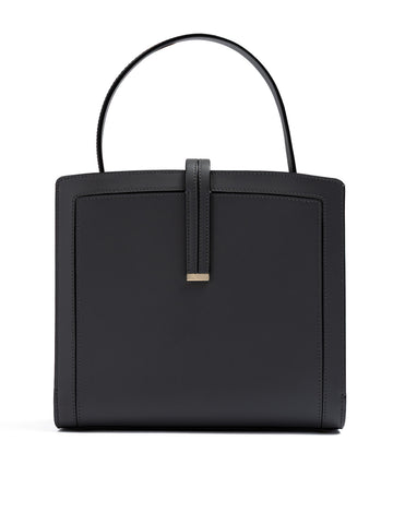 Anthracite Leather Shoulder Bag