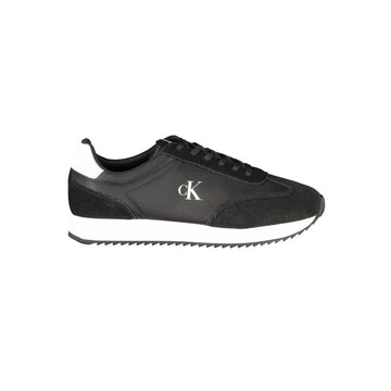 Black Leather Men Sneaker