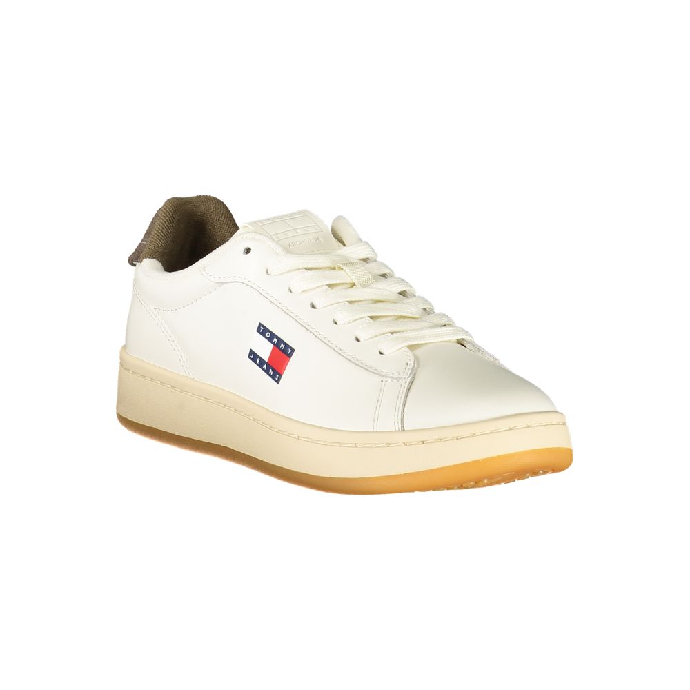 White Leather Women Sneaker