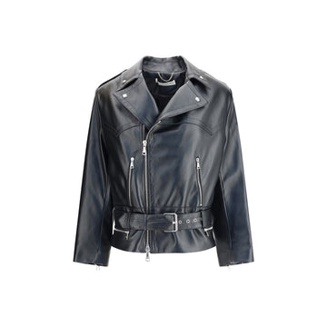 Black Leather Biker Jacket