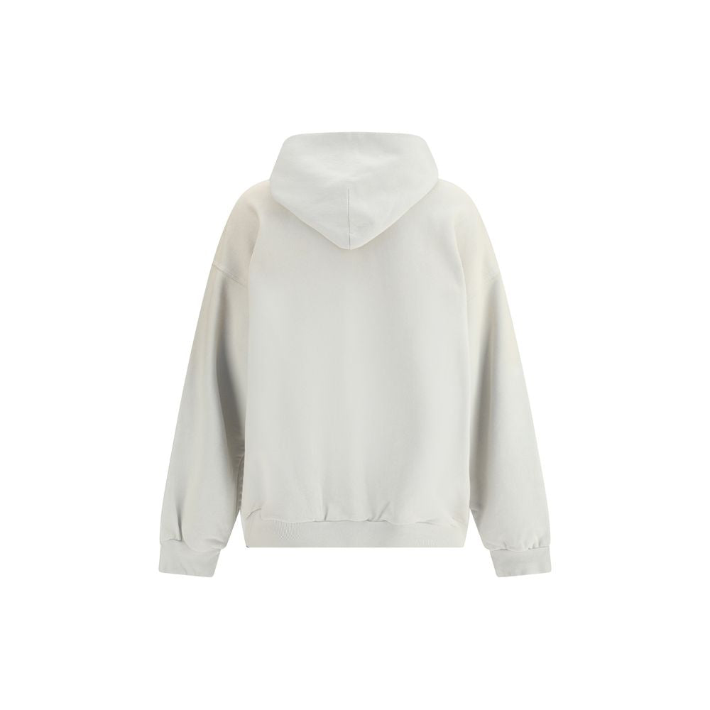 White Cotton Sweatshirt