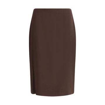 Satin midi Skirt