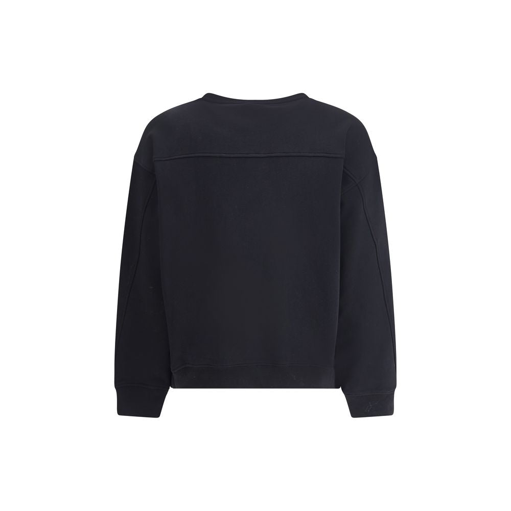 Black Cotton Sweatshirt