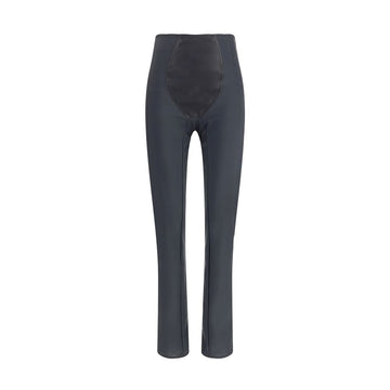 Black Nylon Athletic Pants