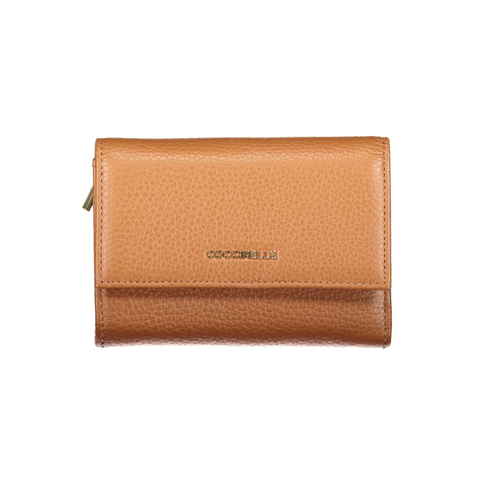 Brown Leather Women Wallet
