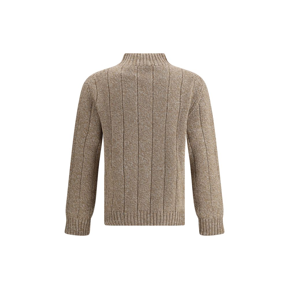 Beige Wool Sweatshirt