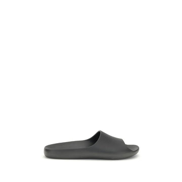 Black Rubber Slippers