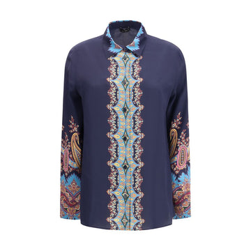 Multicolor Silk Pattern Shirt