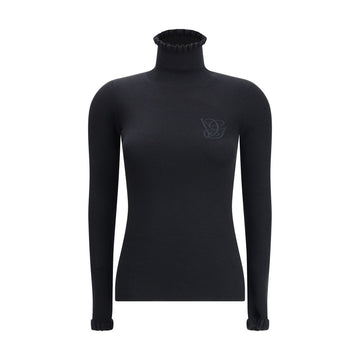 Black Fleece Wool Sweatshirt