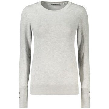 Gray Viscose Women Sweater