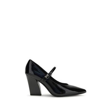 Black Calf Leather Bos Taurus High Heel Pumps