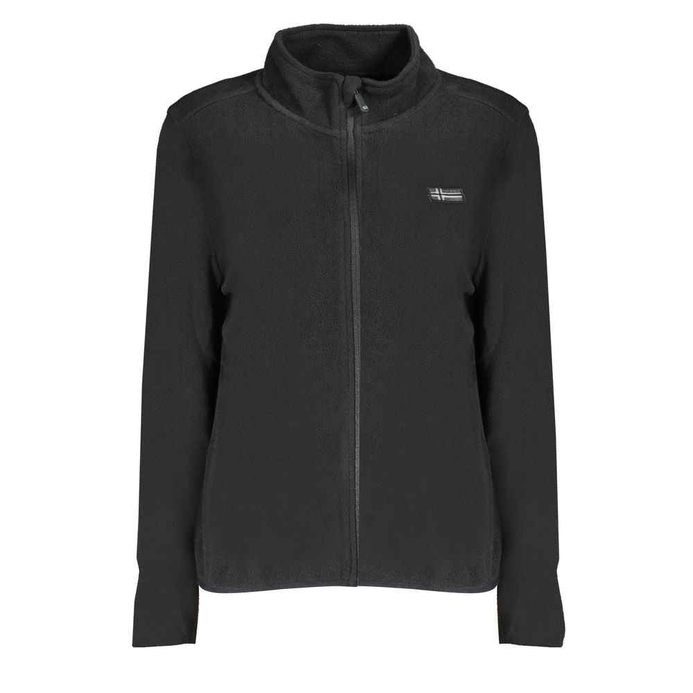 Black Polyester Sweater