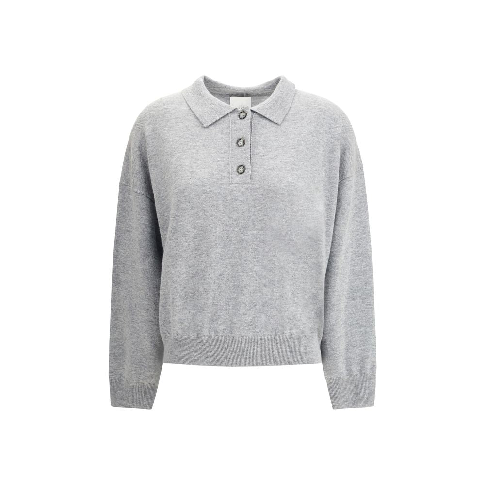 Gray Fleece Wool Sweatshirt