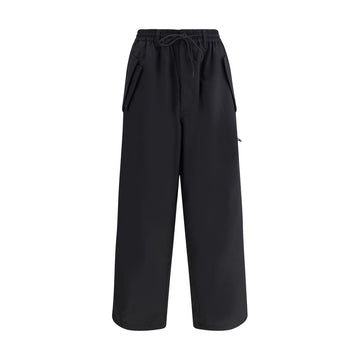 Black Wool Casual Pants
