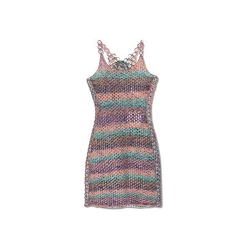 Multicolor Wool Casual Dress
