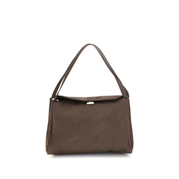Brown Other Fibres Shoulder Bag