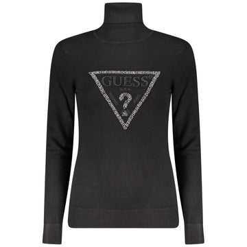 Black Viscose Women Sweater