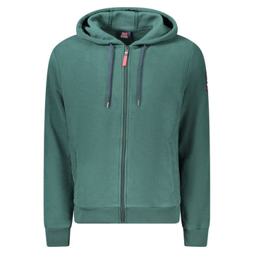 Green Polyester Men Sweater