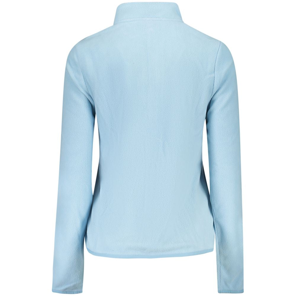 Blue Polyester Sweater