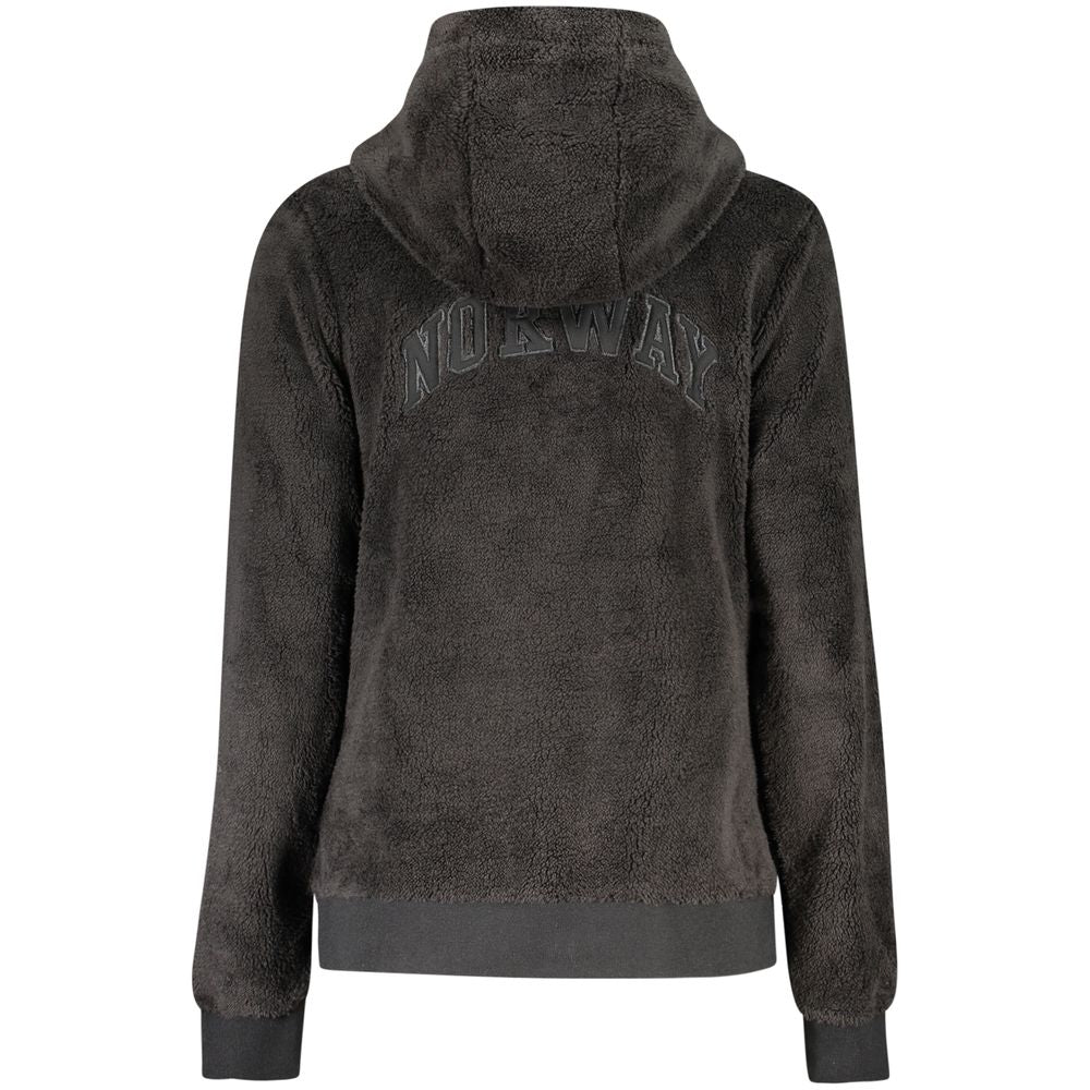 Black Polyester Jackets & Coat