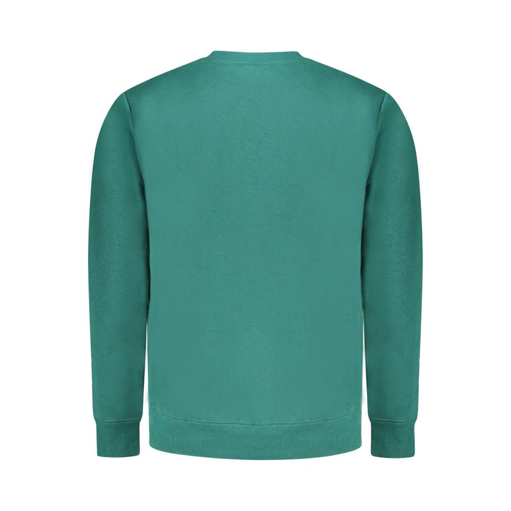 Green Cotton Mens Sweater