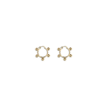 Gold Brass Earrings
