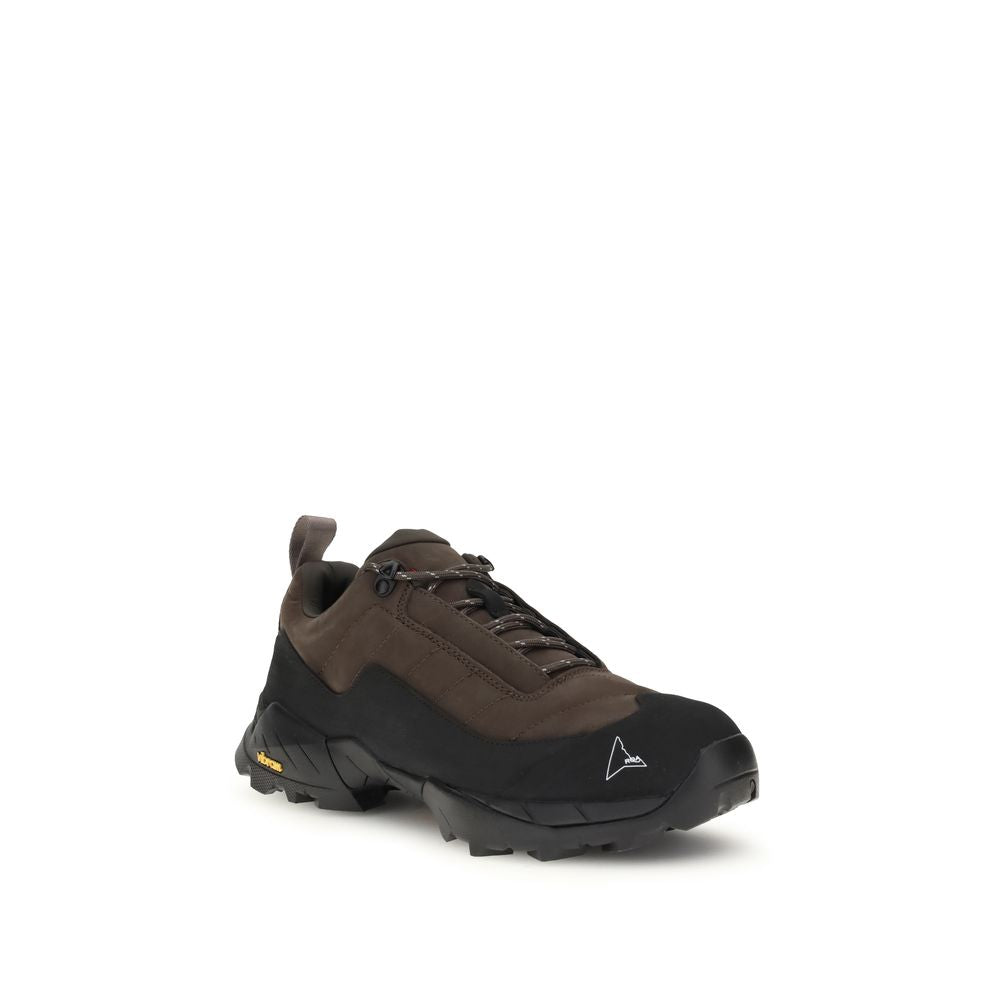 Brown Calf Leather Bos Taurus Athletic Sneakers