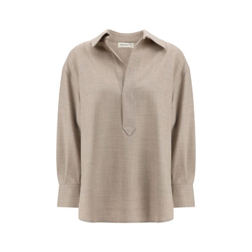 Beige Wool Shirt