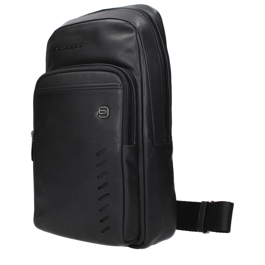 Black Leather Crossbody Bag