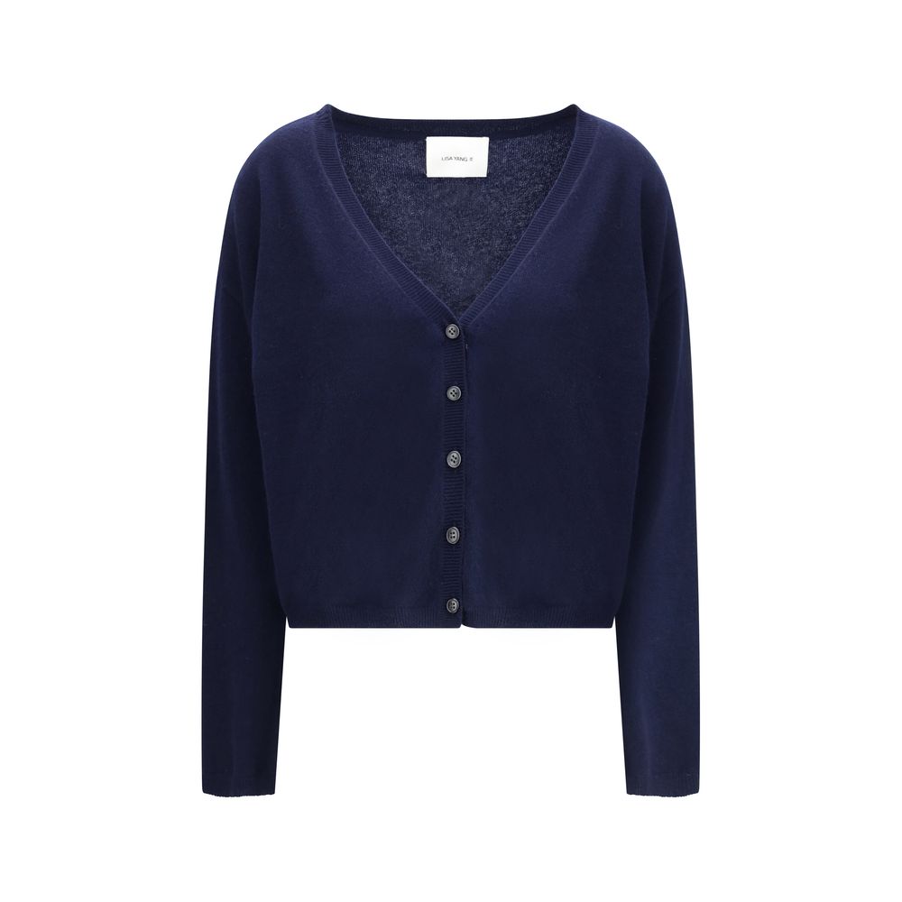 Blue Cashmere Cardigan
