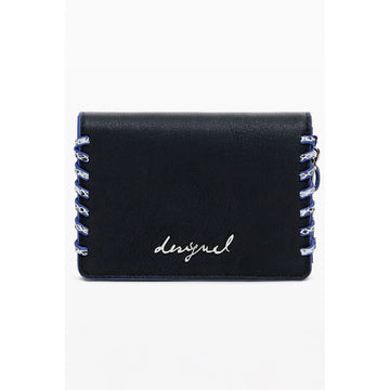 "Black Polyethylene Women Wallet"