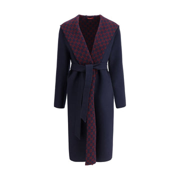 Blue Wool Coat