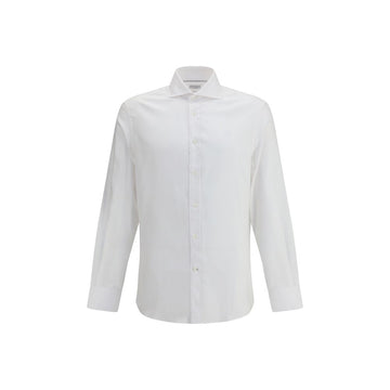 White Cotton Dress Shirt
