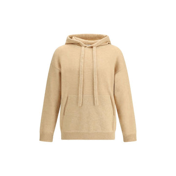 Beige Cashmere Hoodie