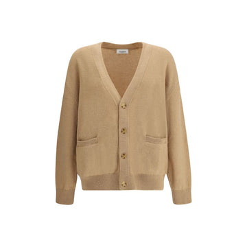 Beige Merino Wool Cardigan