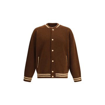 Brown Cashmere Bomber