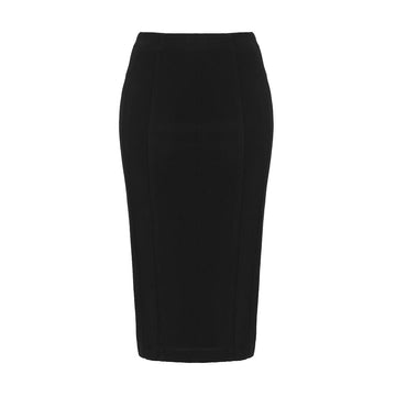 Black Viscose Skirt