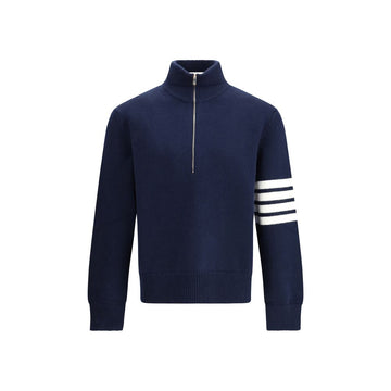 Blue Fleece Wool Sweatshirt