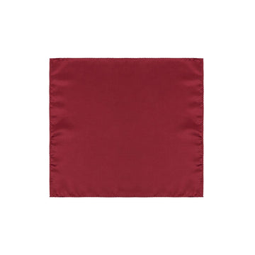 Red Silk Pocket Square