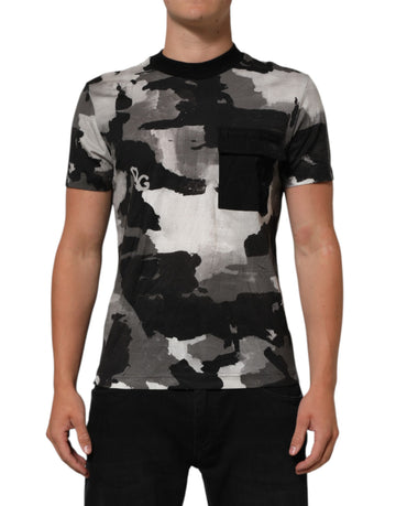 Multicolor Camouflage Men Short Sleeves T-shirt
