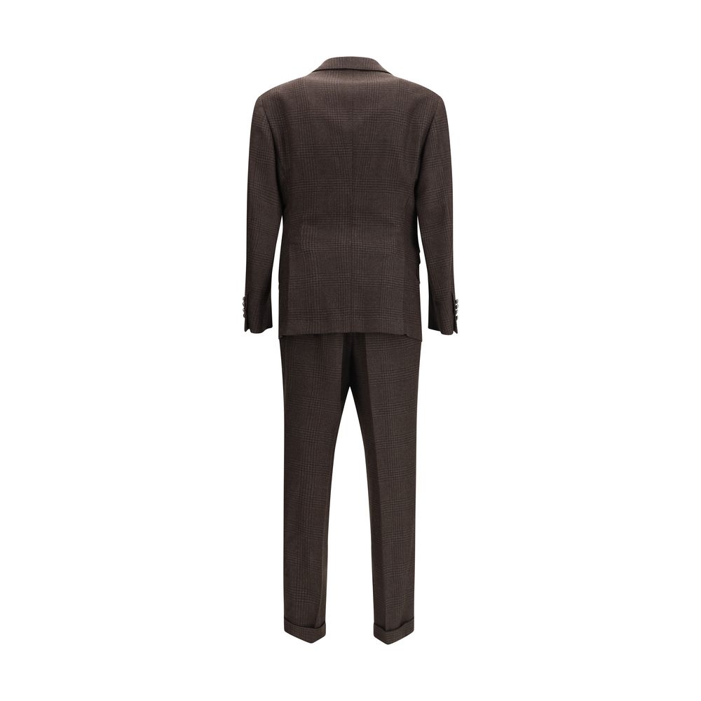 Brown Wool Two-Piece Suit