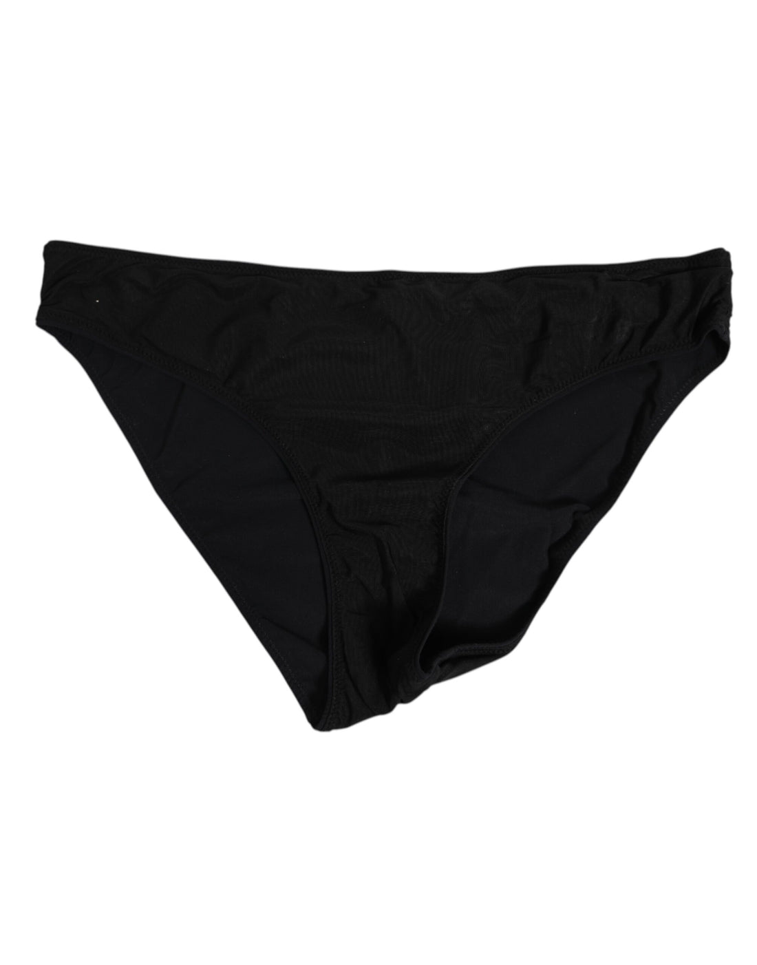 Black Nylon Stretch Slip Brief Women Underwear