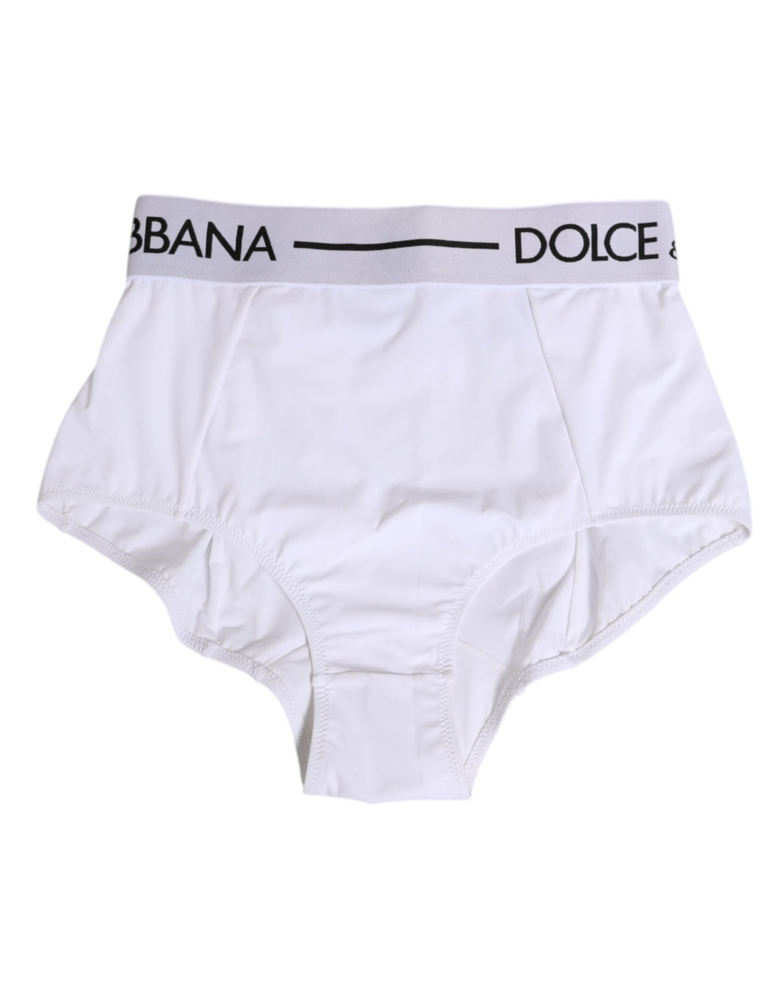 White Nylon Logo Waistband Coulotte Underwear