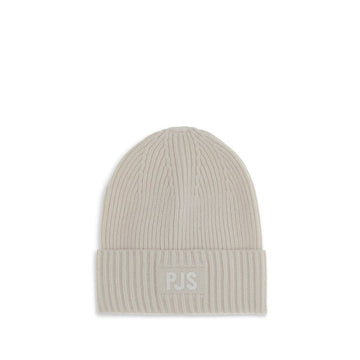 White Wool Beanie