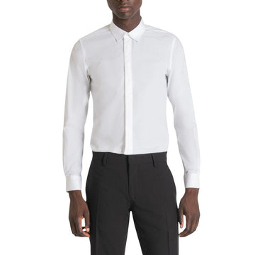 White Cotton Dress Shirt