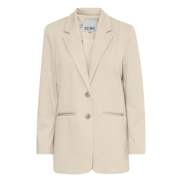 Beige Recycled Polyester Blazer