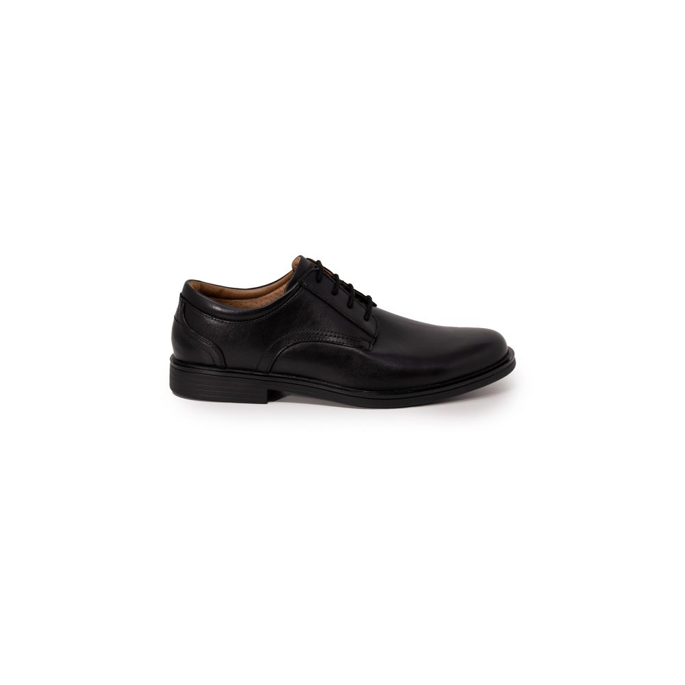 Black Leather Oxfords And Derbies