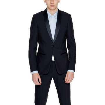 Black Polyester Blazer