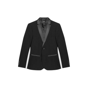 Black Polyester Blazer